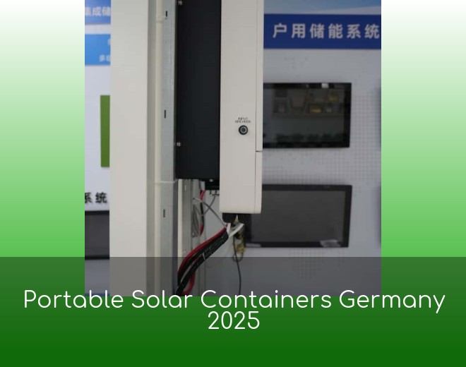 Portable Solar Containers Germany 2025